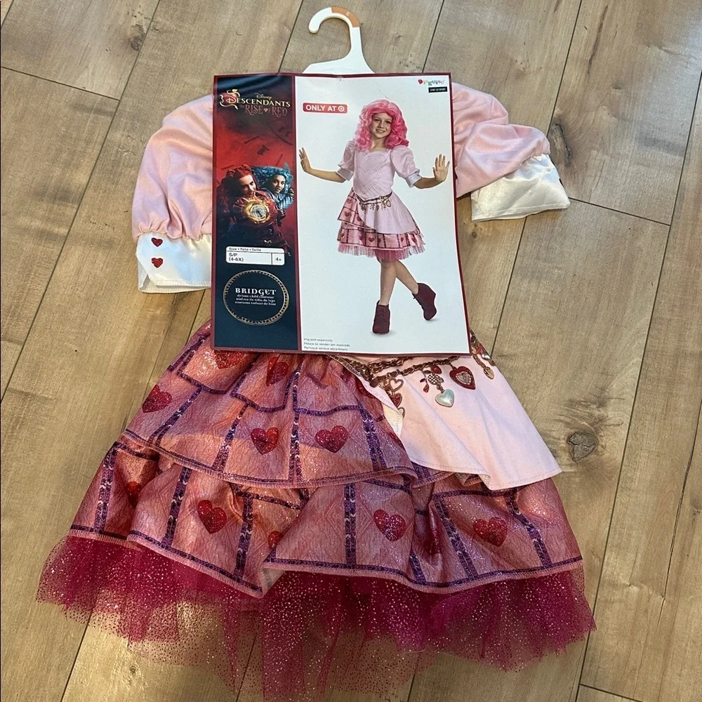 NWT Descendants: The rise of Red Bridget Deluxe Kids Halloween Costume Kids Sz S - Picture 6 of 10